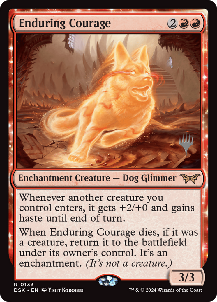 Courage durable (PDSK-133P) - Promotions Duskmourn : House of Horror