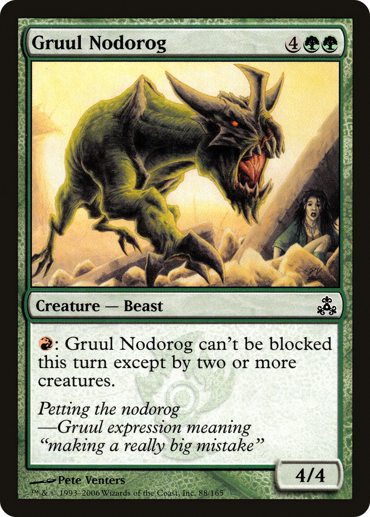 Gruul Nodorog (GPT-088) - Feuille du Pacte des Guildes