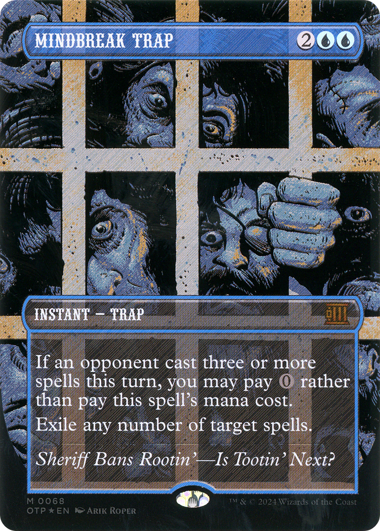 Mindbreak Trap (Textured Foil) (OTP-068) - Breaking News (Borderless) Foil