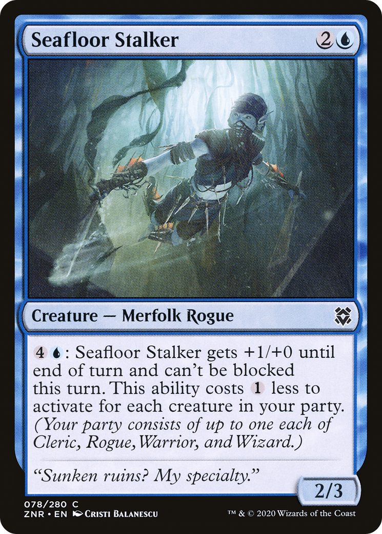 Traqueur des fonds marins (ZNR-078) - Zendikar Rising Foil