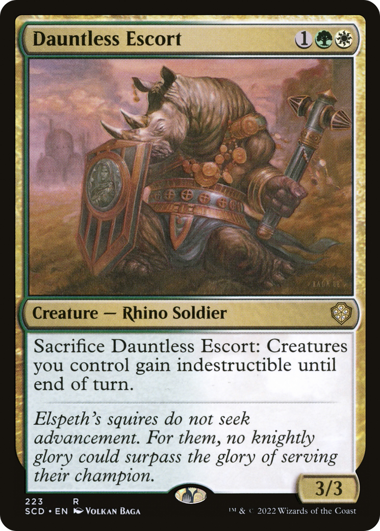 Escorte intrépide (SCD-223) - Decks de commandant de départ