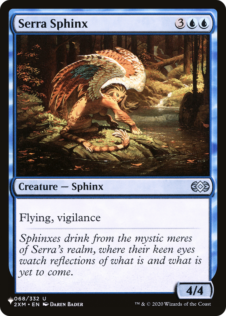Serra Sphinx (LIST-2XM-68) - The List