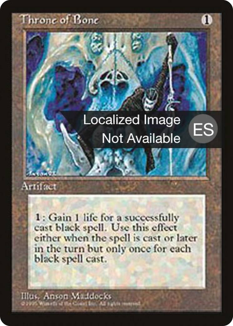 Throne of Bone (4BB-) - Fourth Edition Foreign Black Border