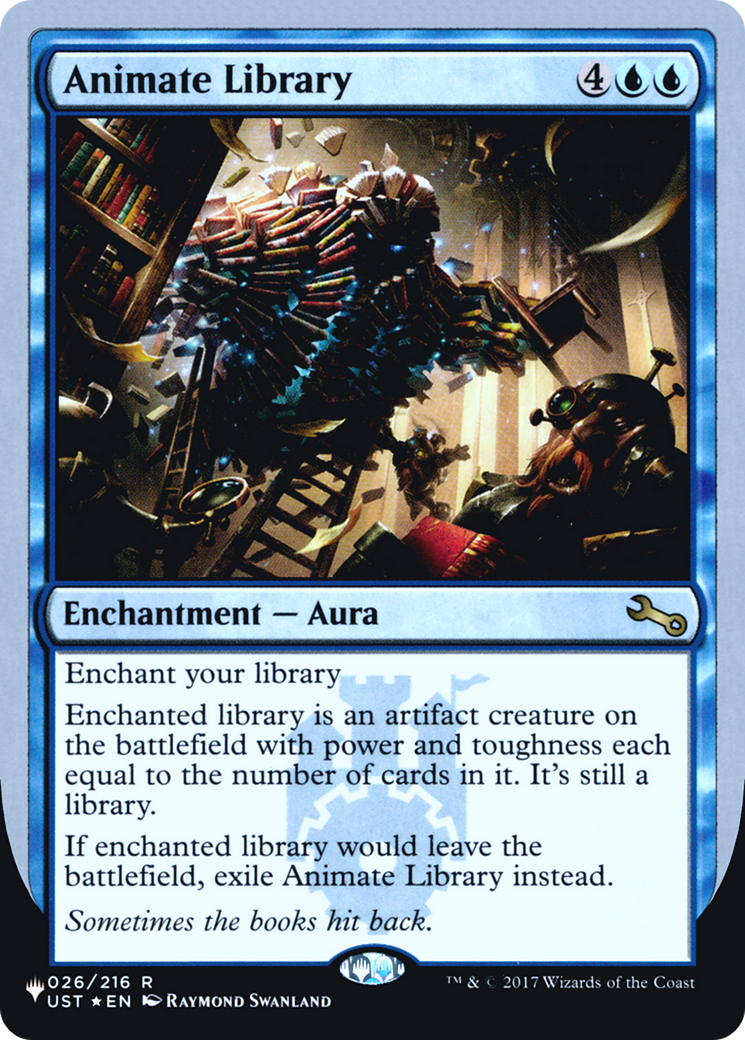 Animate Library (LIST-026/216) - The List (Unfinity Foil Edition) Foil
