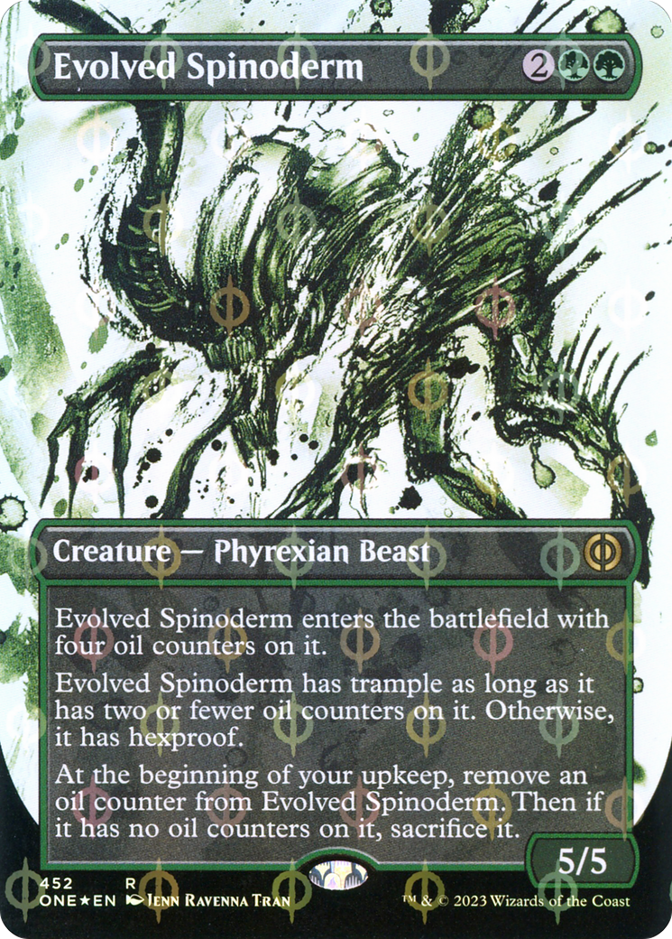 Spinoderme évolué (ONE-452) - Phyrexia : Tous ne feront qu'un : (Vitrine) (Sans bordure) Feuille