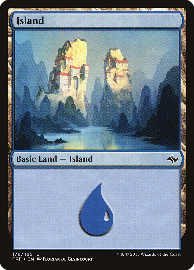 Island (178) (FRF-178) - Fate Reforged Foil