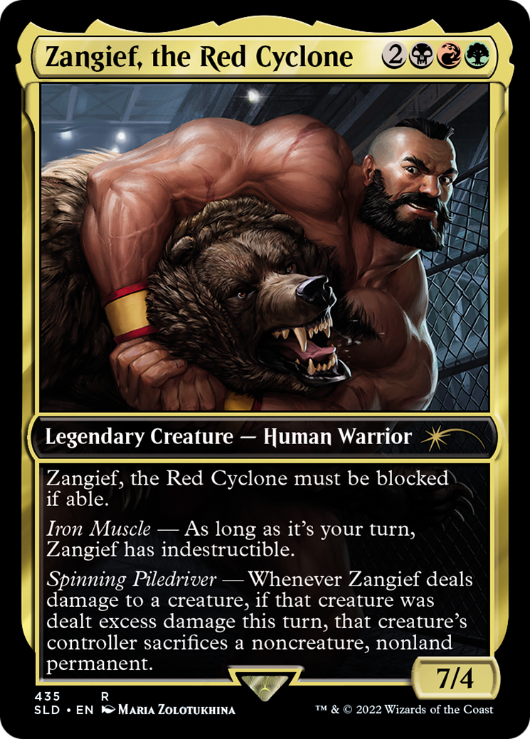Zangief, the Red Cyclone (SLD-435) - Secret Lair Drop / Zangief, the Red Cyclone Foil