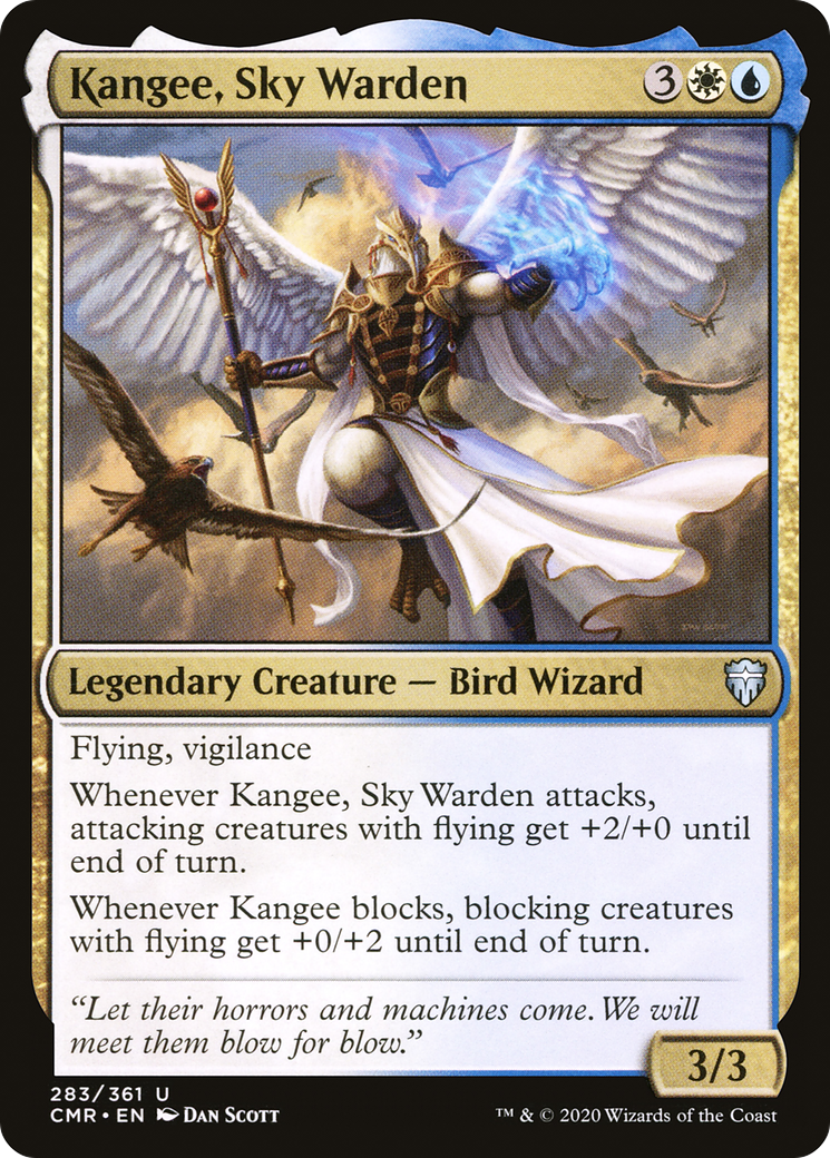 Kangee, Sky Warden (CMR-283) - Commander Legends Foil