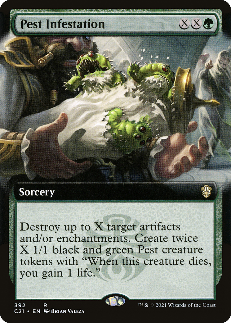Pest Infestation (Extended Art) (C21-392) - Commander 2021: (Extended Art)