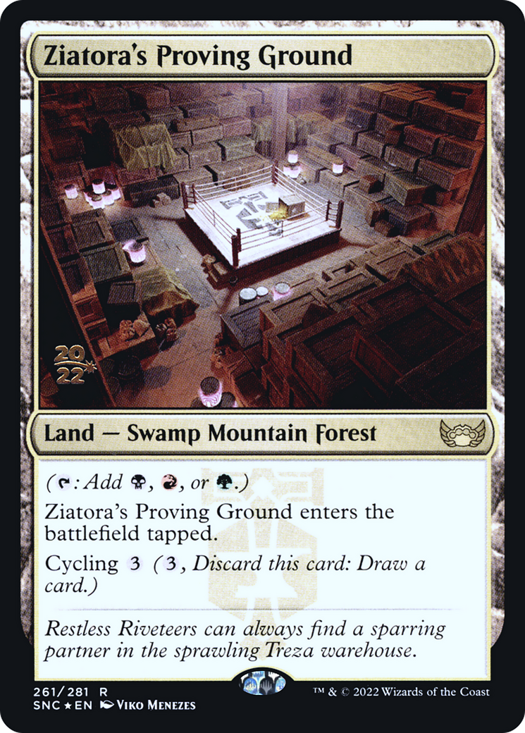 Ziatora's Proving Ground (PRE-261S) - Streets of New Capenna Promos Foil