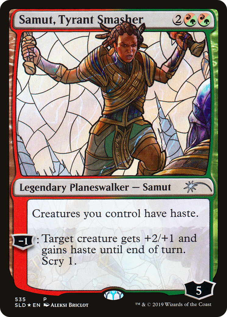 Samut, Tyrant Smasher (SLD-535) - Feuille de butin Secret Lair