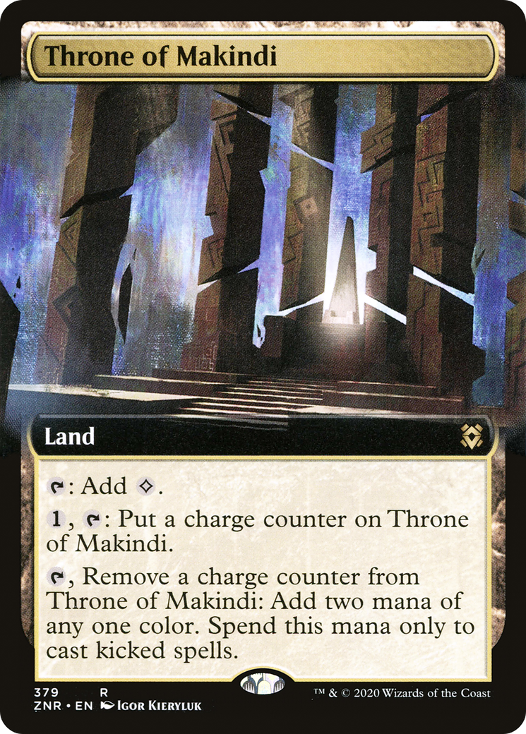 Throne of Makindi (Extended Art) (ZNR-379) - Zendikar Rising: (Extended Art) Foil