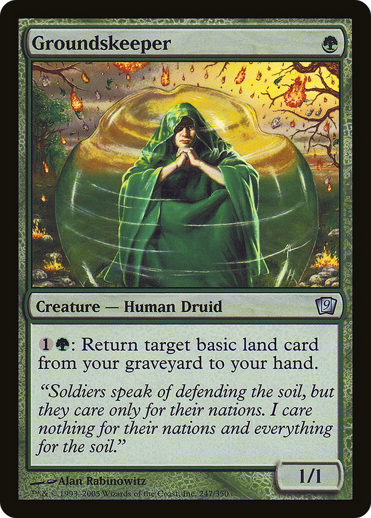 Groundskeeper (9ED-247★) - Ninth Edition Foil