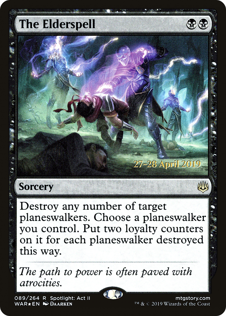 The Elderspell (PRE-89S) - War of the Spark Promos Foil