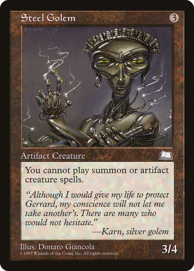 Golem d'acier (WTH-157) - Weatherlight