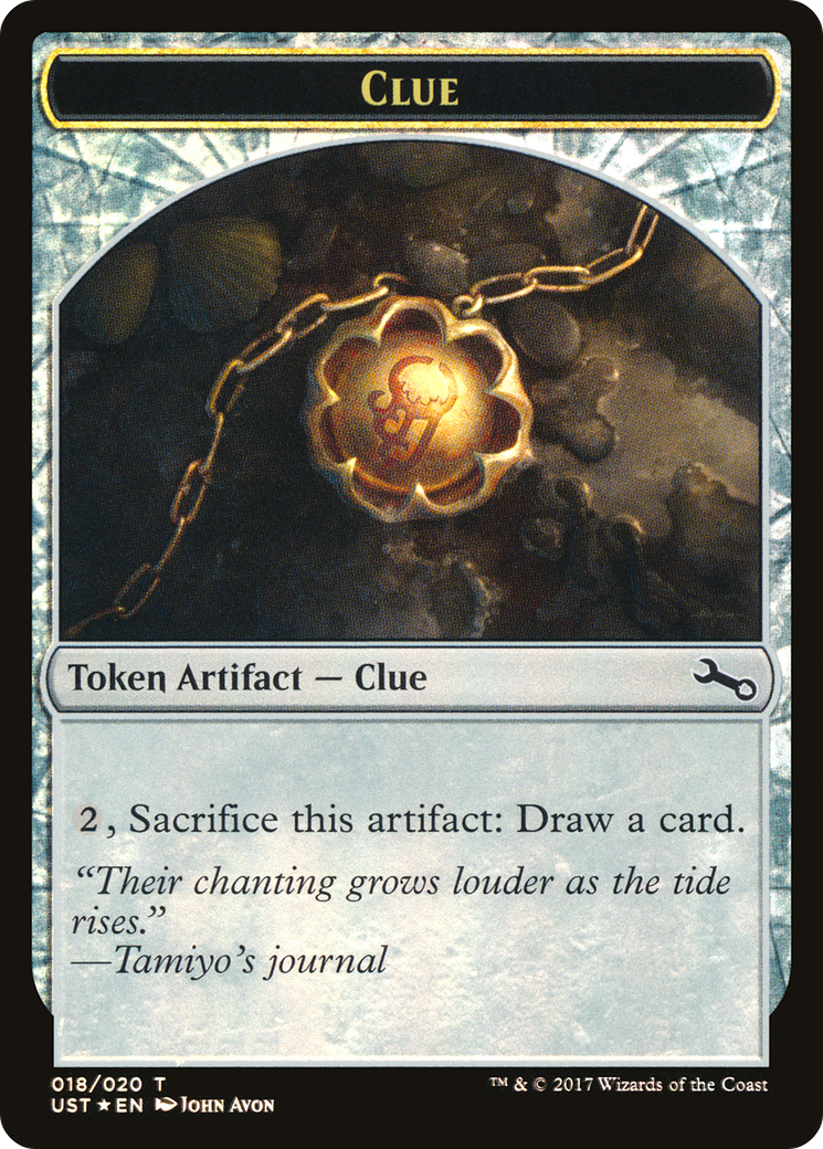 Clue Token (UST-018) - Unstable Tokens Foil