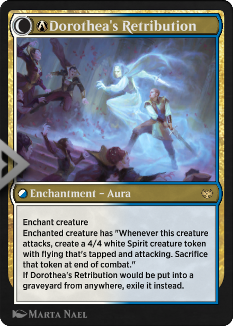 A-Dorothea, victime vengeresse // La vengeance d'A-Dorothea (VOW-A-235) - Innistrad : Le Vœu écarlate : (Transformation à double face)