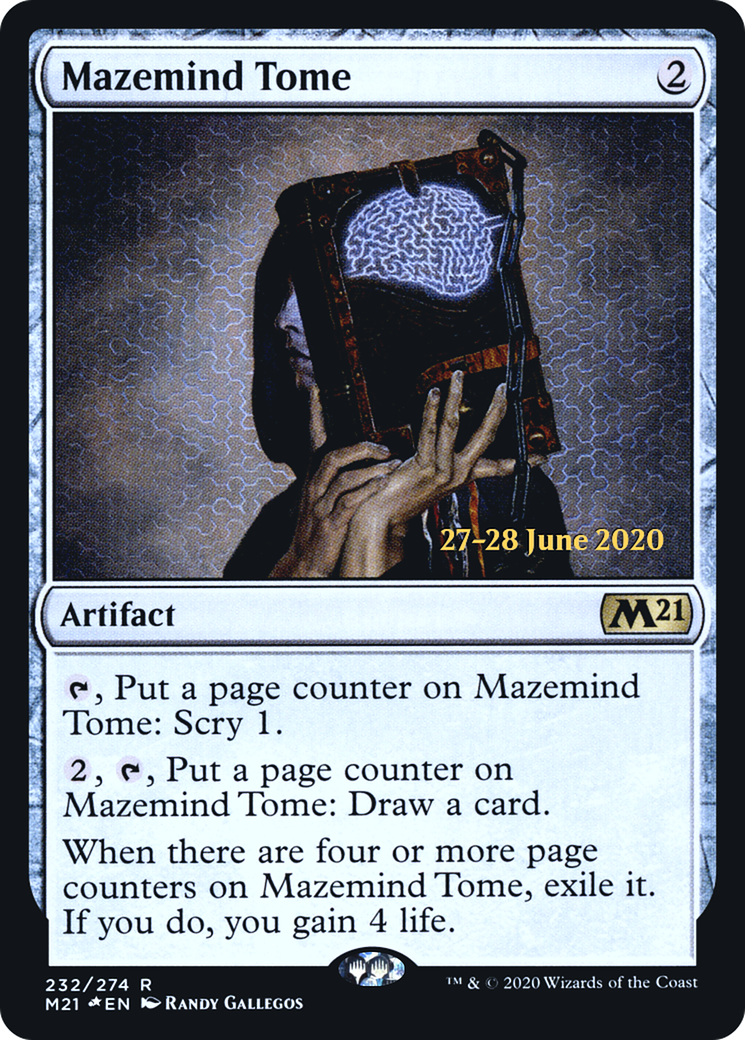 Mazemind Tome (PRE-232S) - Core Set 2021 Promos Foil