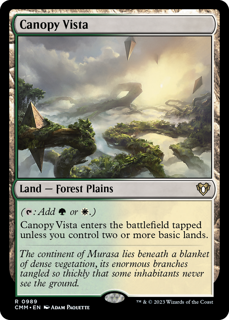 Canopy Vista (CMM-989) - Commander Masters