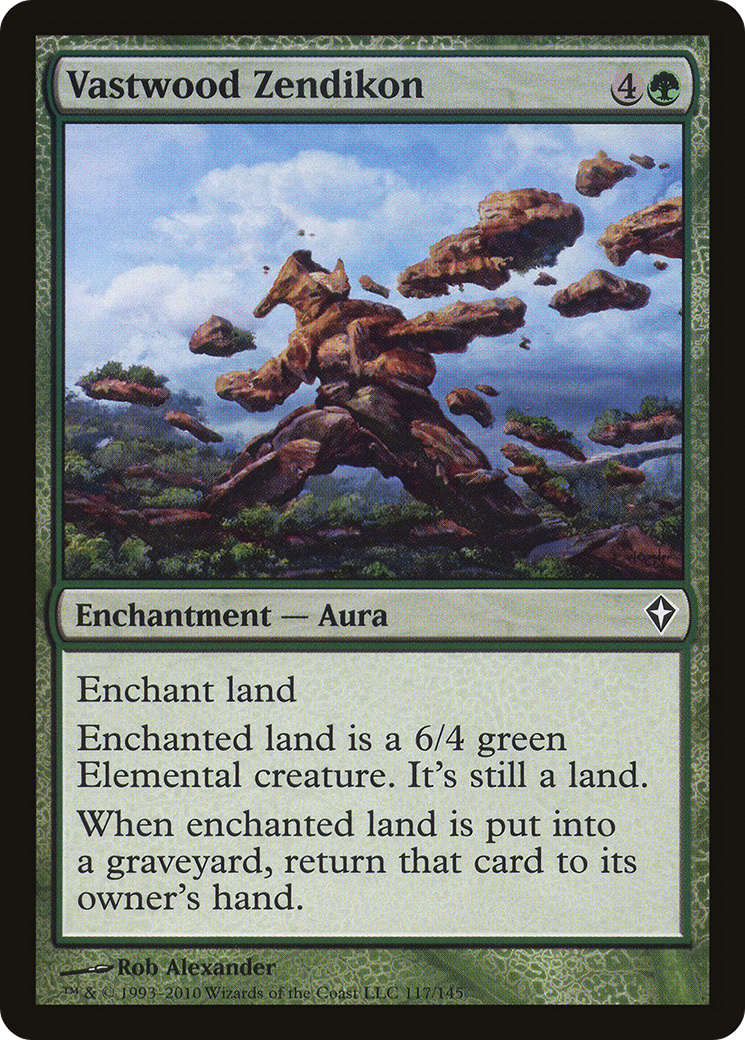Vastwood Zendikon (WWK-117) - Foil Worldwake