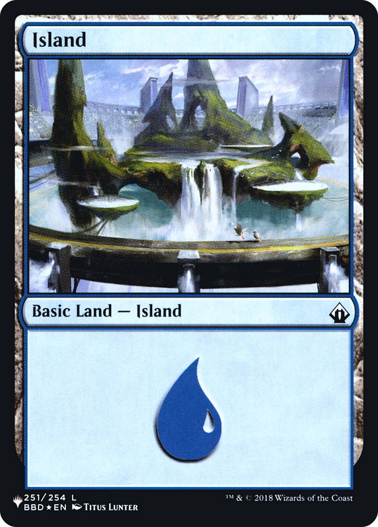 Island (BBD) (LIST-BBD-251) - The List Foil