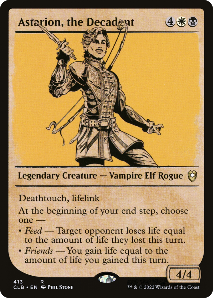 Astarion, le Décadent (CLB-413) - Commander Legends : La Bataille de Baldur's Gate : (Vitrine)
