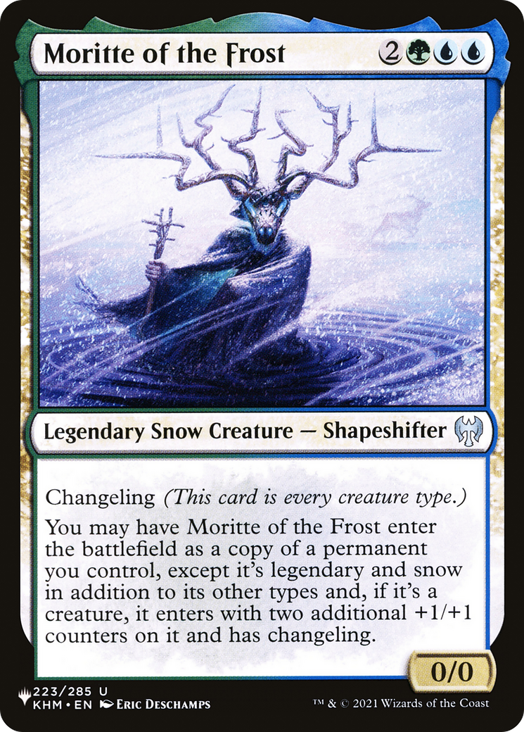 Moritte of the Frost (LIST-KHM-223) - The List: (snow)
