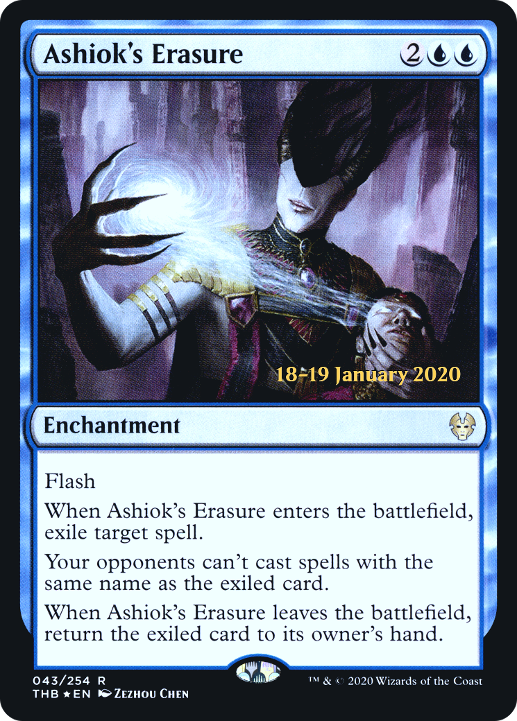 Ashiok's Erasure (PRE-43S) - Theros Beyond Death Promos Foil