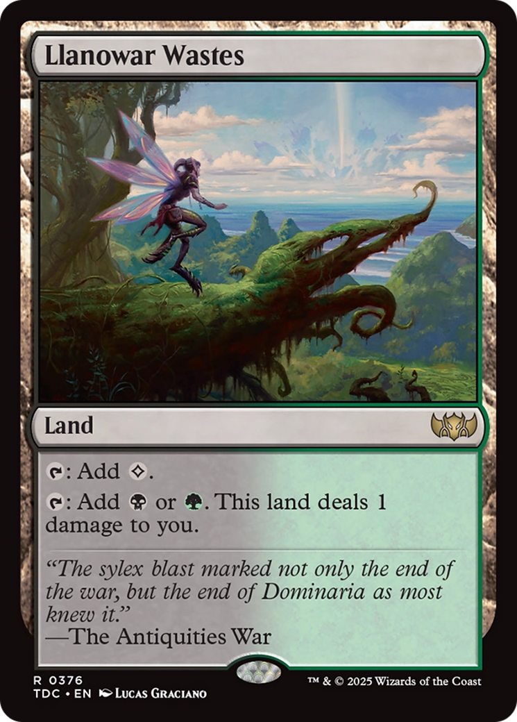 Déserts de Llanowar (TDC-376) - Commandant : Tarkir : Tempête de dragons