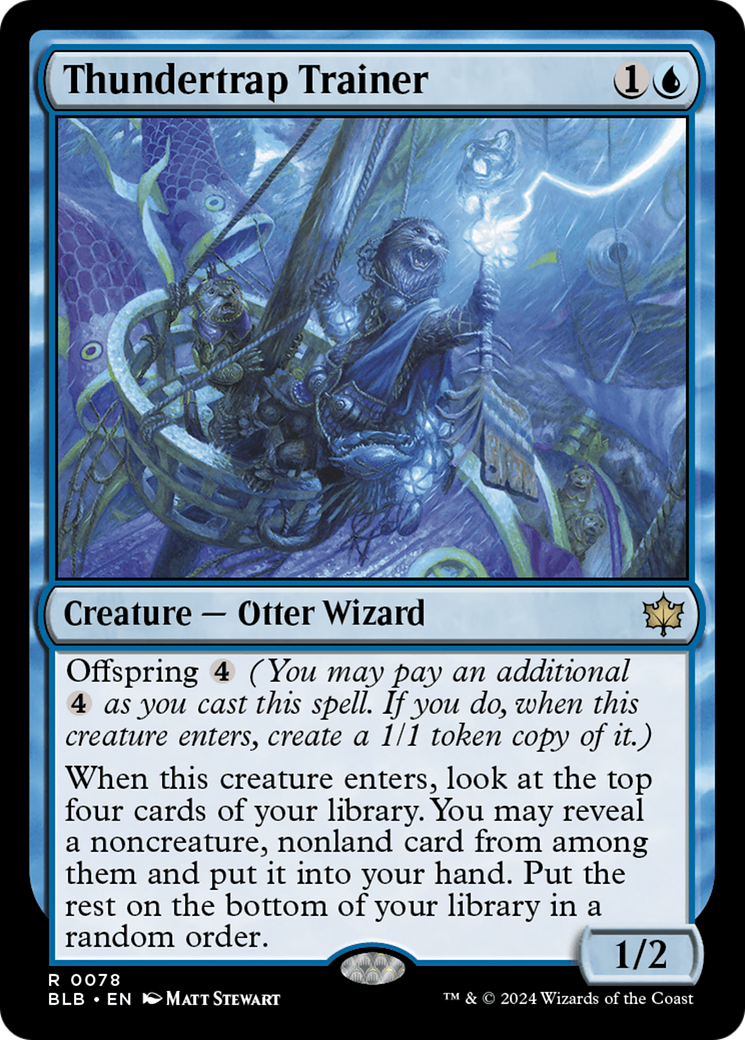 Entraîneur Thundertrap (BLB-078) - Bloomburrow Foil