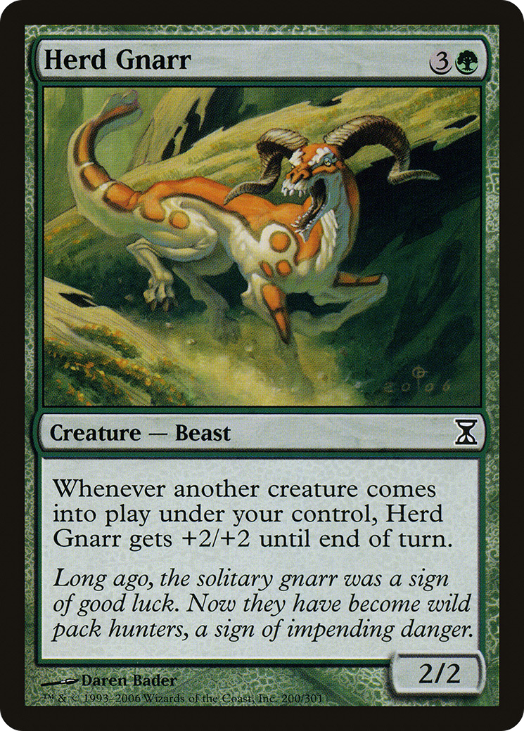 Herd Gnarr (TSP-200) - Spirale temporelle