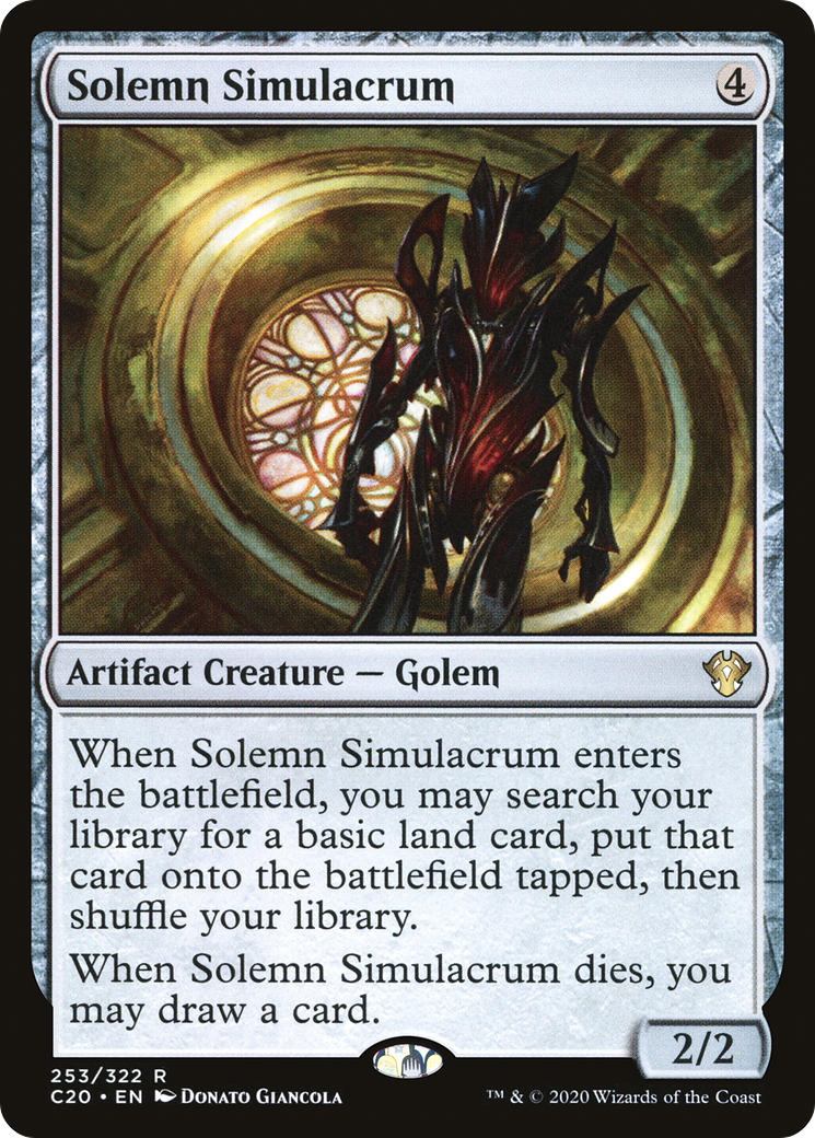 Solemn Simulacrum (C20-253) - Commander 2020