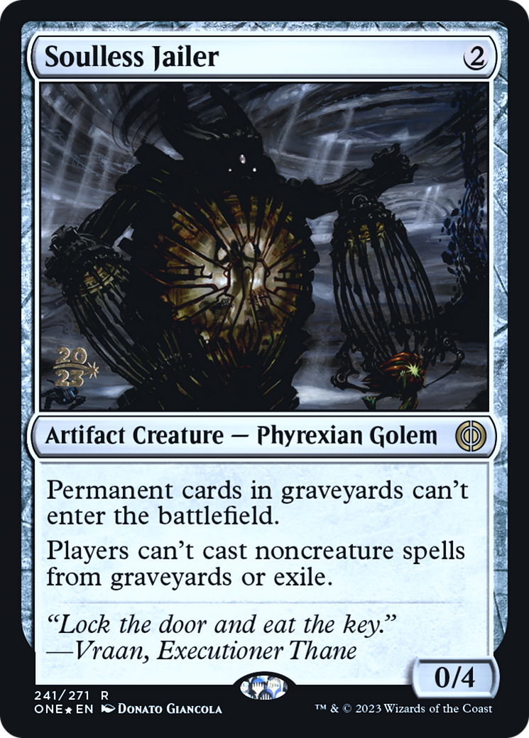 Soulless Jailer (PRE-241S) - Phyrexia: All Will Be One Promos Foil