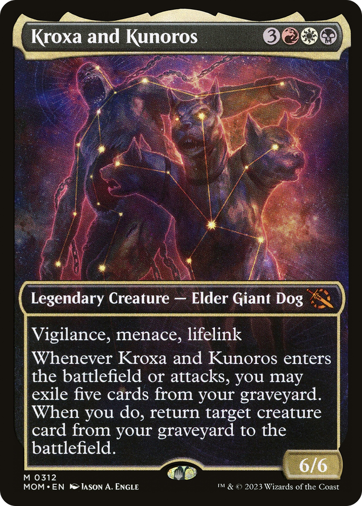 Kroxa and Kunoros (Showcase) (MOM-312) - March of the Machine: (Showcase) Foil