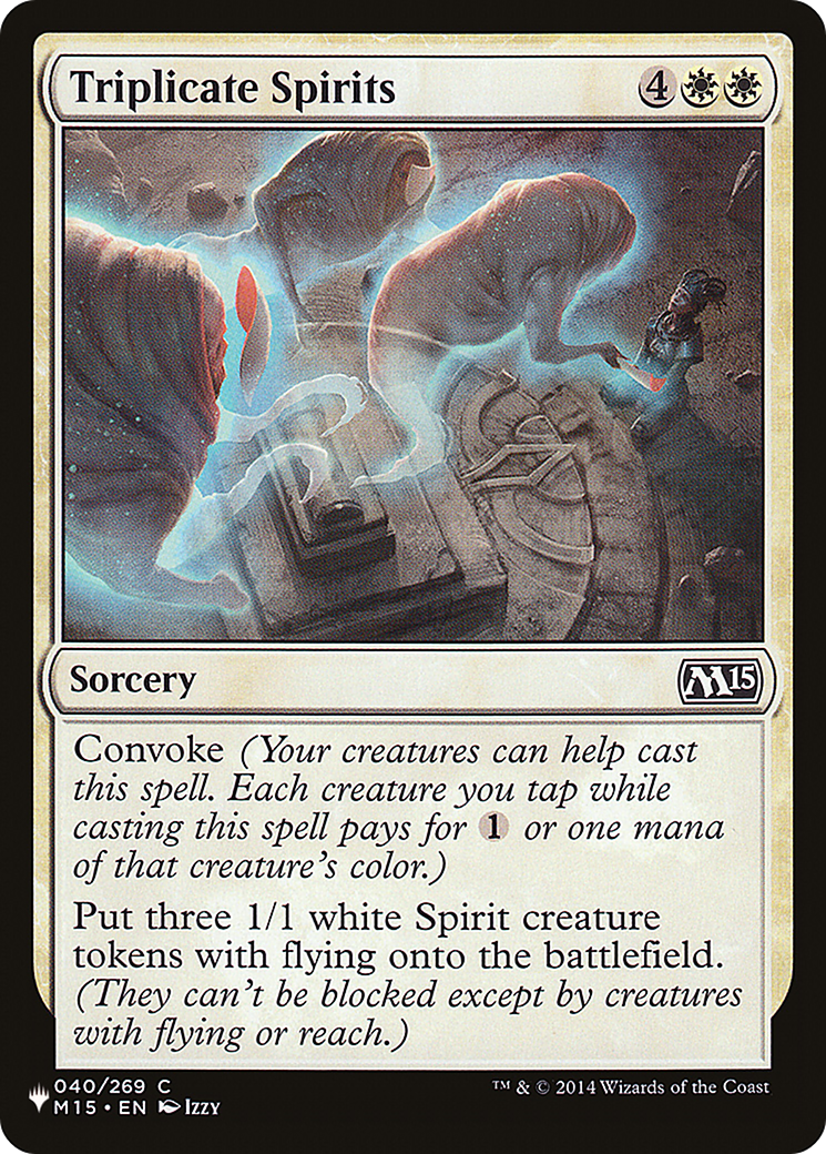 Triplicate Spirits (LIST-M15-40) - The List