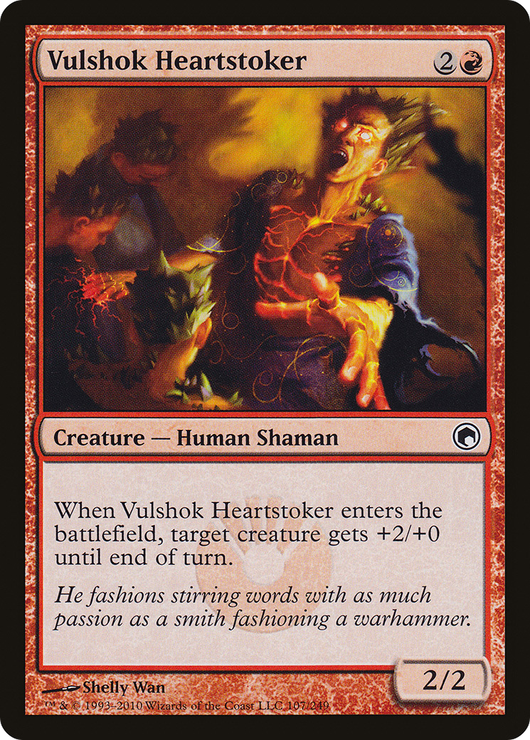 Vulshok Heartstoker (SOM-107) - Scars of Mirrodin Foil