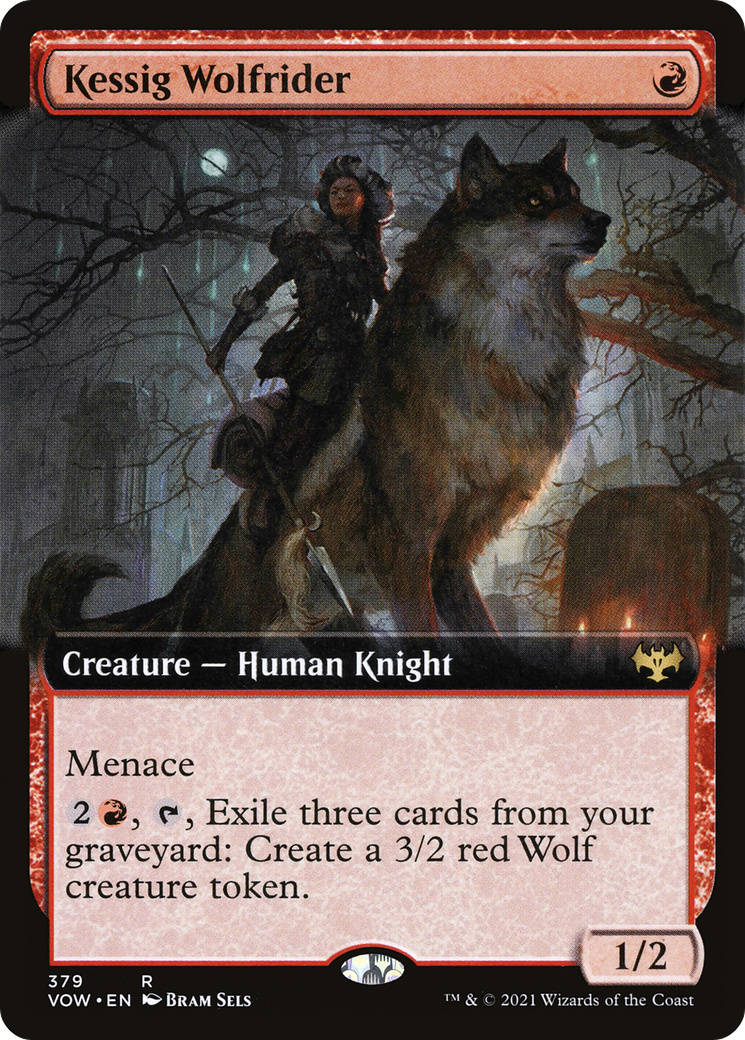 Kessig Wolfrider (VOW-379) - Innistrad : Crimson Vow : (Extended Art) Foil