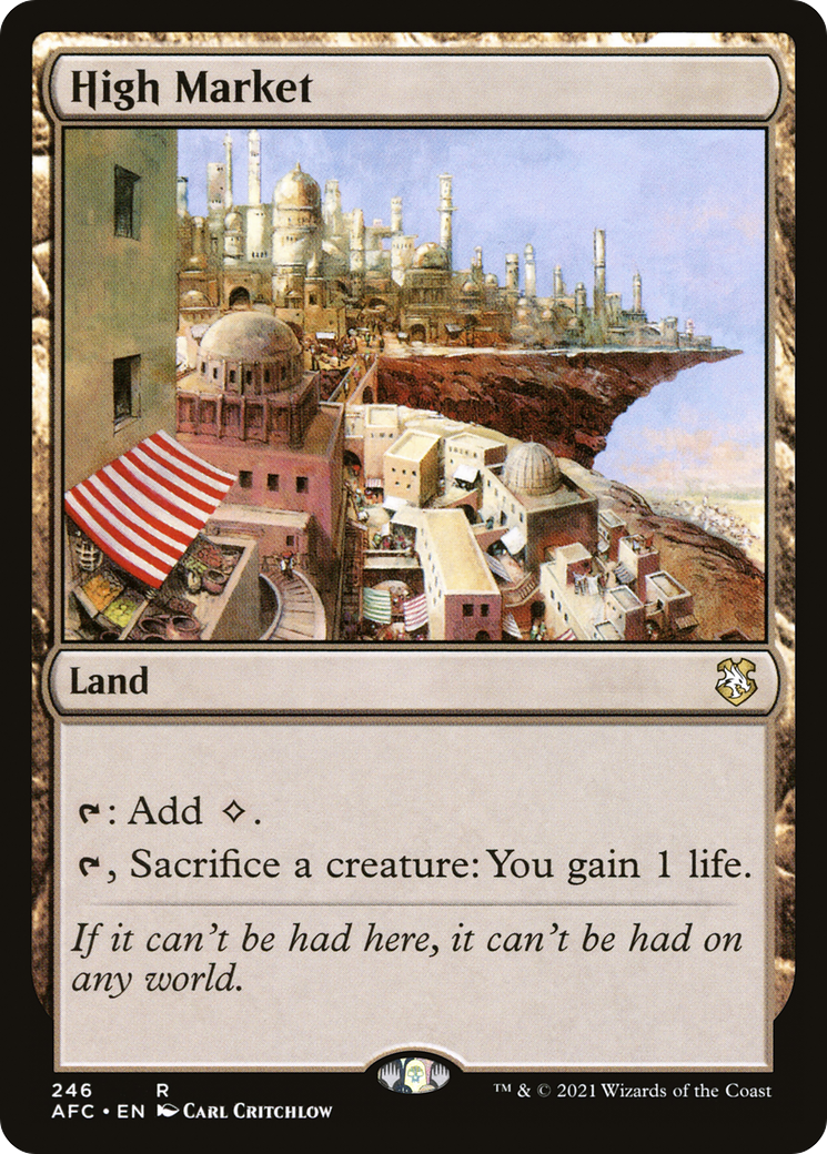 High Market (AFC-246) - Forgotten Realms Commander