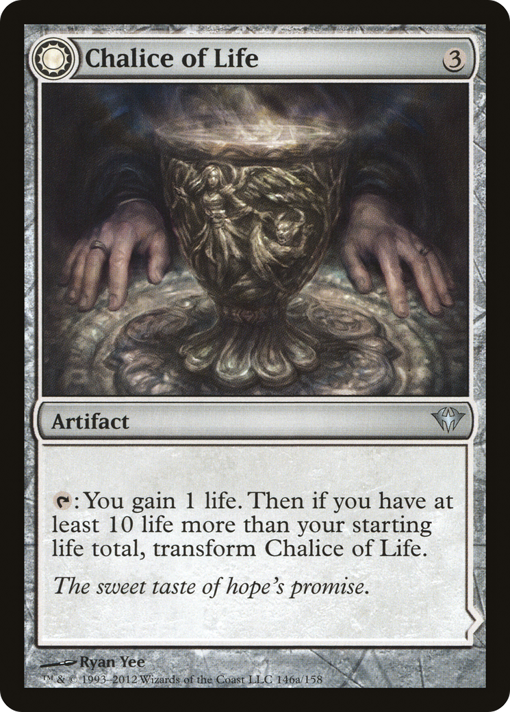 Chalice of Life // Chalice of Death (DKA-146) - Dark Ascension: (Double Faced Transform) Foil