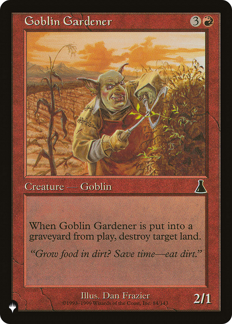 Goblin Gardener (LIST-84/143) - The List