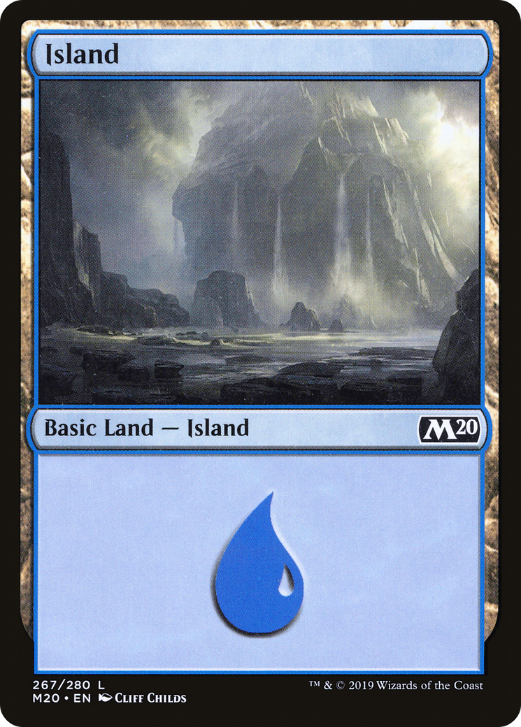 Island (267) (M20-267) - Core Set 2020