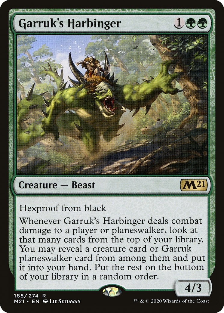 Garruk's Harbinger (M21-185) - Core Set 2021