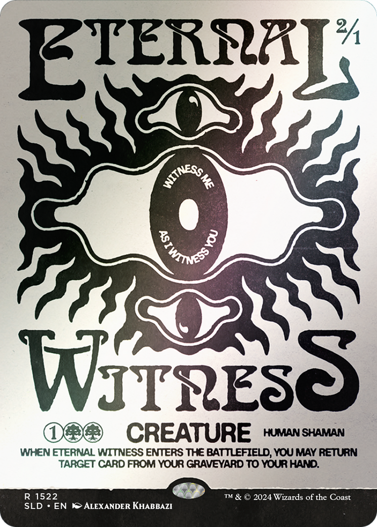 Témoin éternel (SLD-1522★) - Feuille de butin Secret Lair