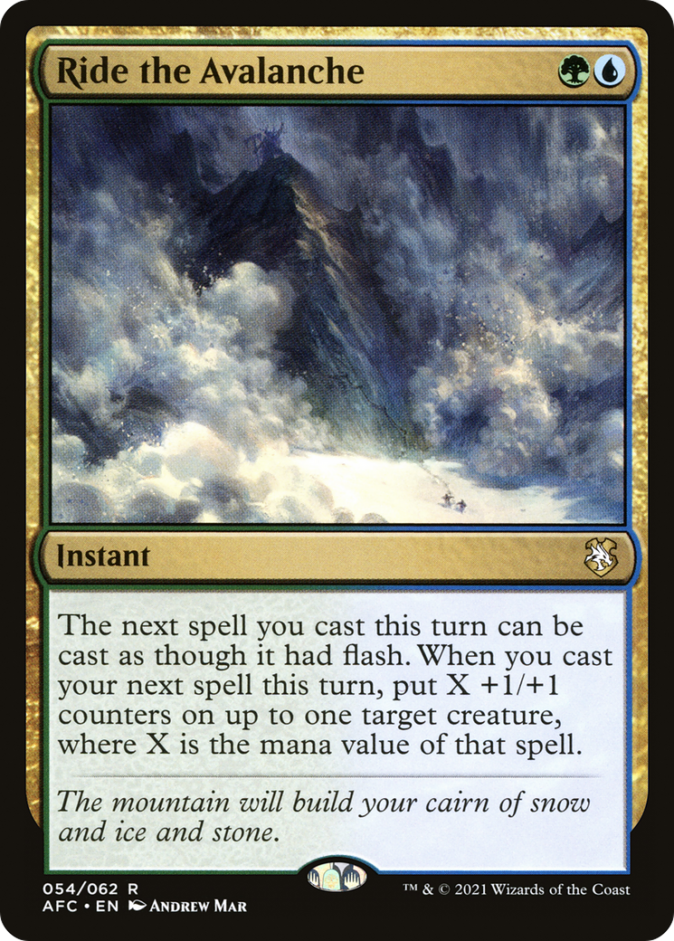Ride the Avalanche (AFC-054) - Forgotten Realms Commander