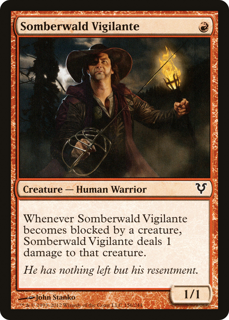 Somberwald Vigilante (AVR-156) - Feuille restaurée d'Avacyn