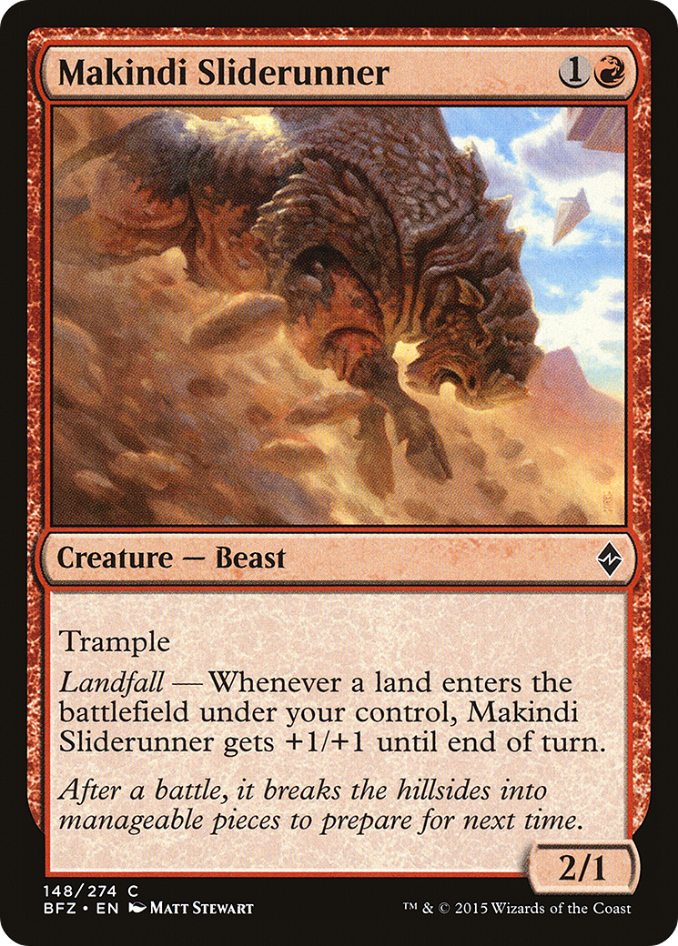 Makindi Sliderunner (BFZ-148) - Bataille pour Zendikar