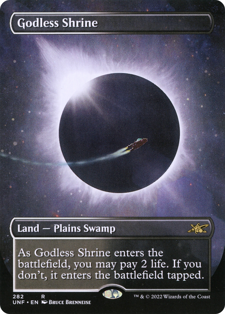 Godless Shrine (Borderless) (UNF-282) - Unfinity (Borderless)