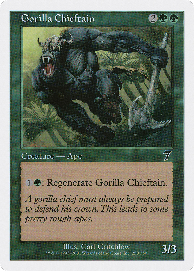 Gorilla Chieftain (7ED-250) - Septième édition