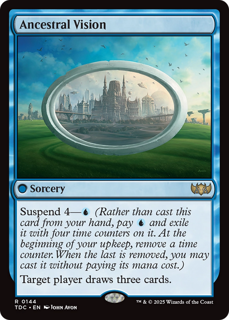 Vision ancestrale (TDC-144) - Commandant : Tarkir : Tempête de dragons