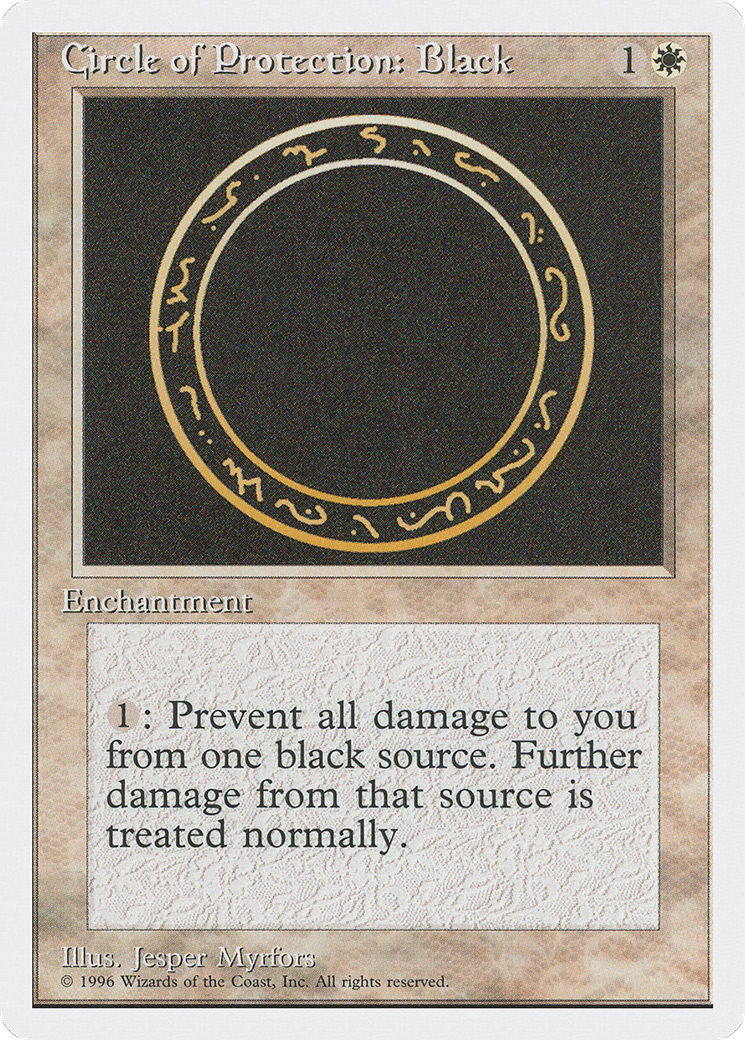 Circle of Protection: Black (2PS-) - Introductory Two-Player Set
